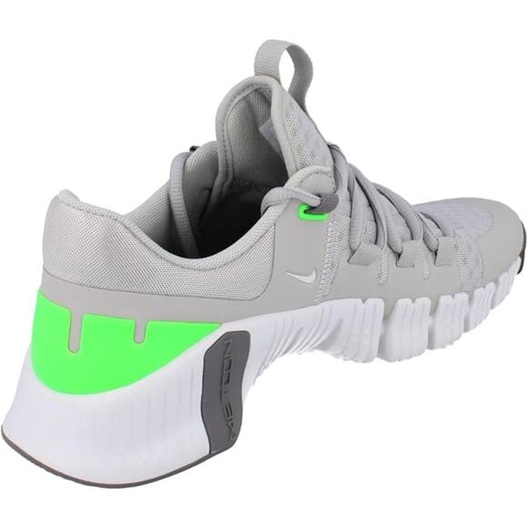 NWT Nike Free Metcon 5 Men's Shoes Light Iron Ore/Green Strike Size 11 - Picture 2 of 5